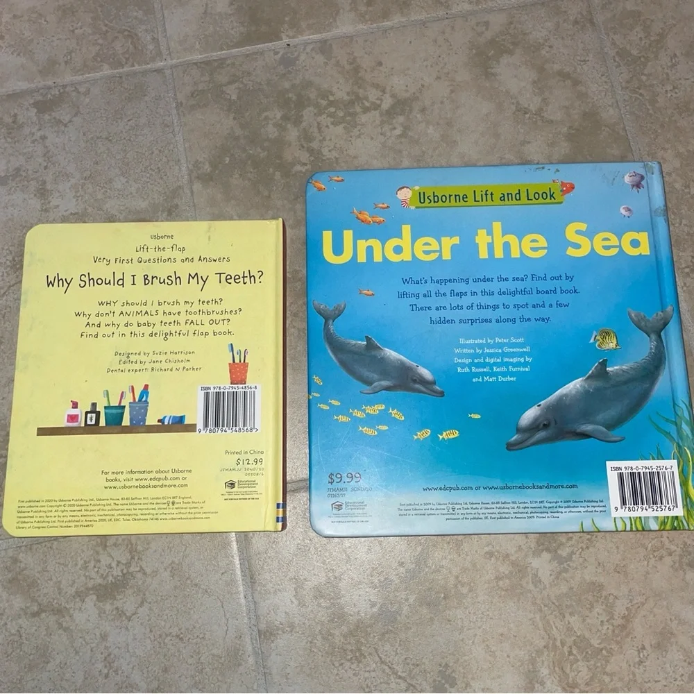 Usborne Lift-the-Flap Children's Books